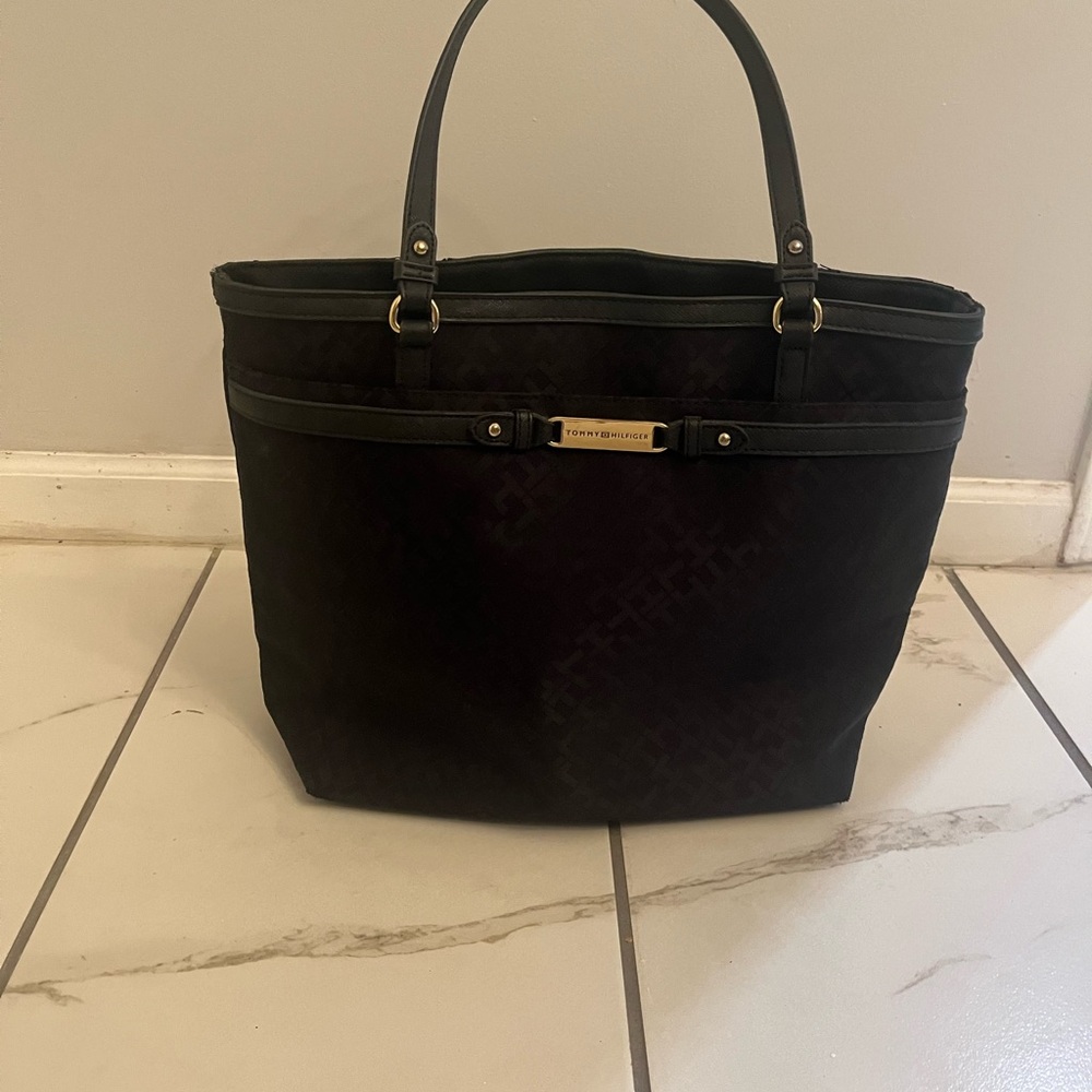 Tommy Hilfiger Black Tote Bag